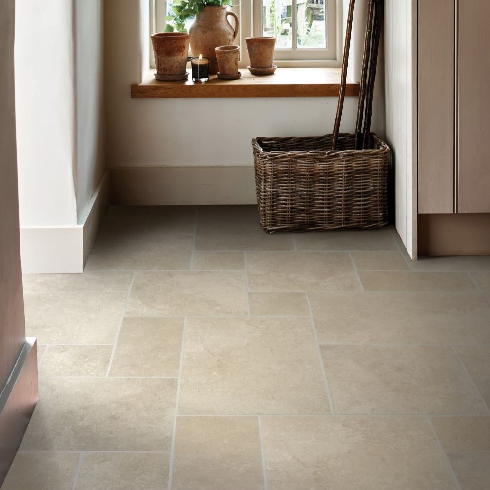 Lifestyle image of Cotehele Porcelain Beige 400mm x 600mm